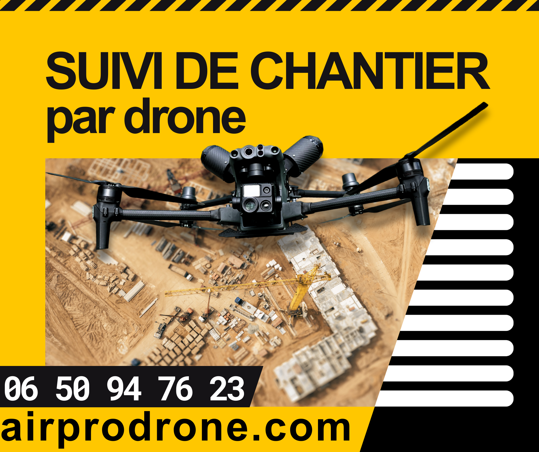 Suivi de chantier par drone : Démarquez-vous de vos concurrents !